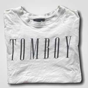 Forever 21 Logo T-shirt White Medium